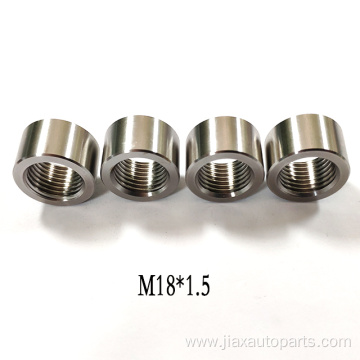 SS 304 Oxygen sensor exhaust welded nut, M18*1.5